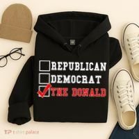 Republican Democrat Donald Trump Hoodie thumb 4