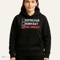 Republican Democrat Donald Trump Hoodie thumb 5