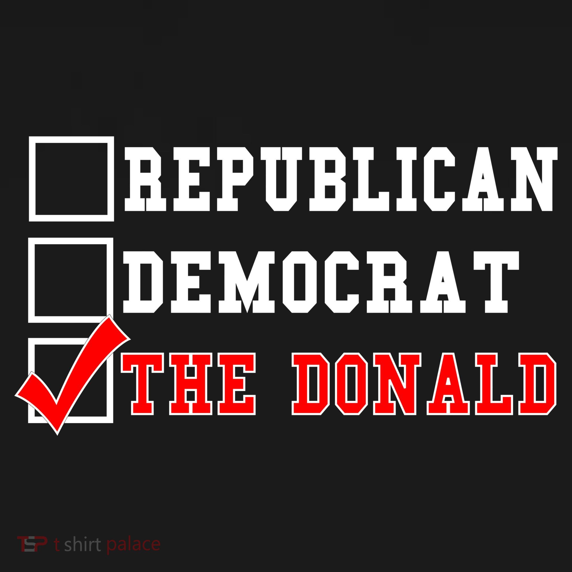 Republican Democrat Donald Trump Long Sleeve Shirt