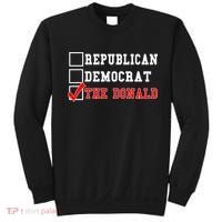 Republican Democrat Donald Trump Sweatshirt thumb 0