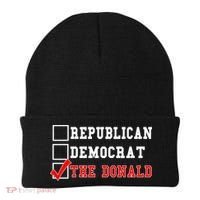 Republican Democrat Donald Trump Beanie thumb 0