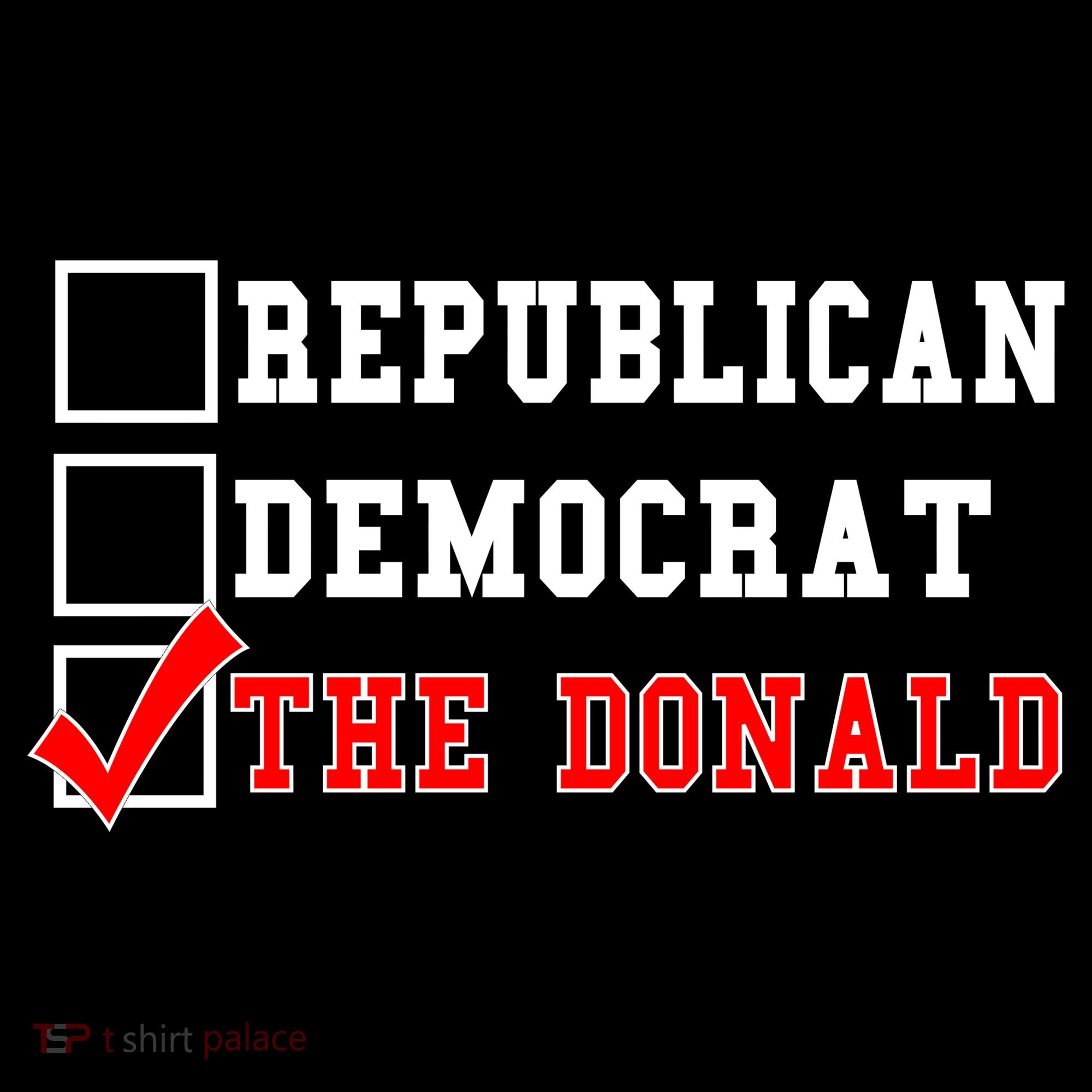 Republican Democrat Donald Trump Women's Hoodie