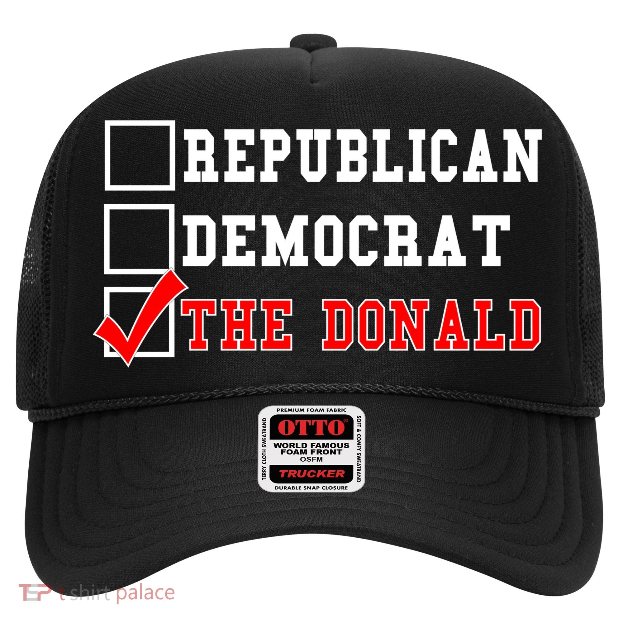 Republican Democrat Donald Trump Hat