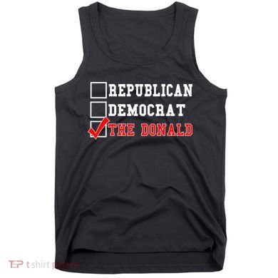 Republican Democrat Donald Trump Tank Top