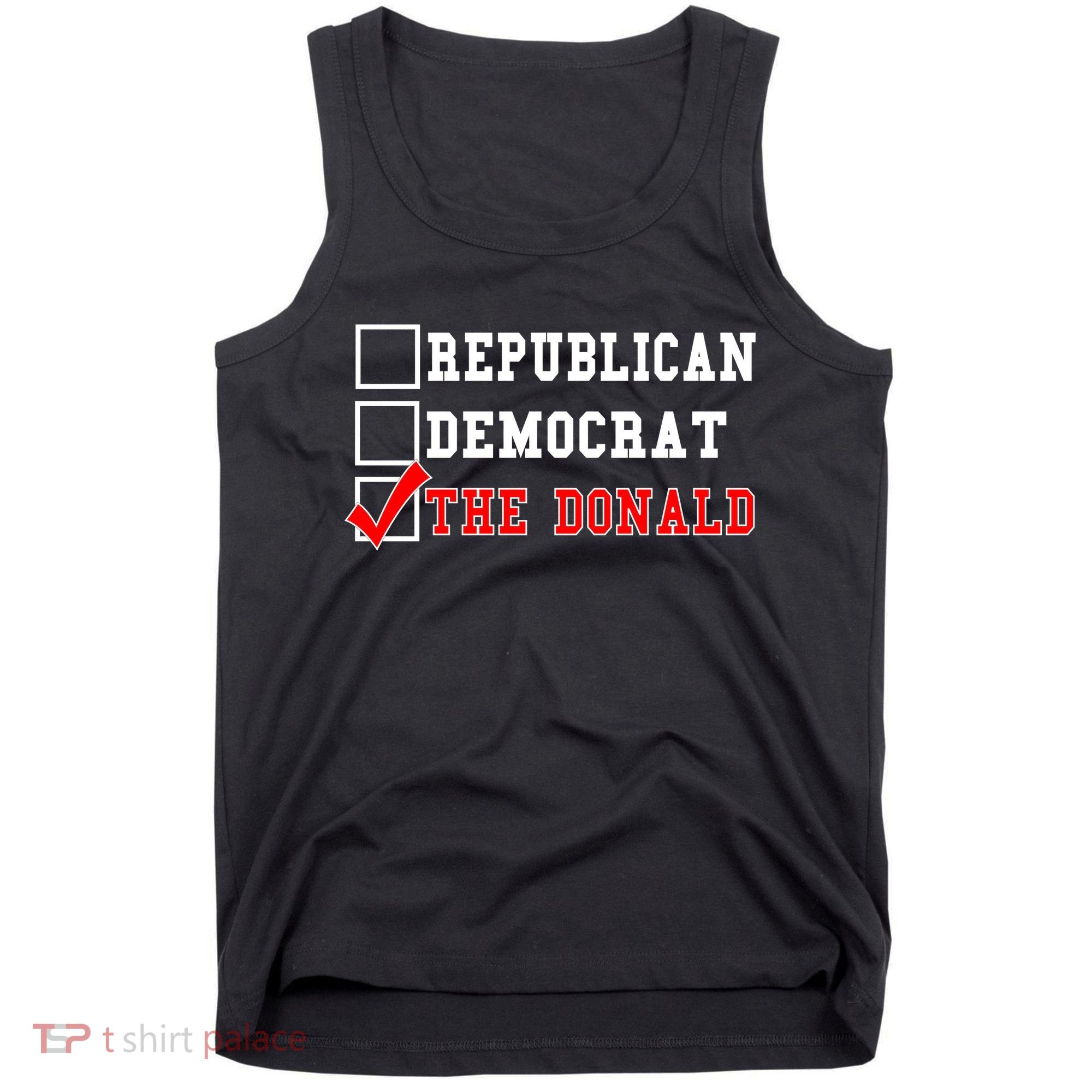 Republican Democrat Donald Trump Tank Top