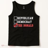 Republican Democrat Donald Trump Tank Top thumb 2
