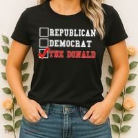 Republican Democrat Donald Trump Women's T-Shirt thumb 2