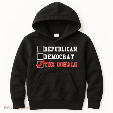 Republican Democrat Donald Trump Kids Hoodie