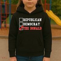 Republican Democrat Donald Trump Kids Hoodie thumb 3