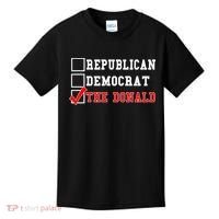 Republican Democrat Donald Trump Kids T-Shirt thumb 0
