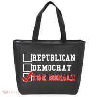 Republican Democrat Donald Trump Tote Bag thumb 0