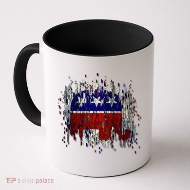 Republican Digital Flag Coffee Mug