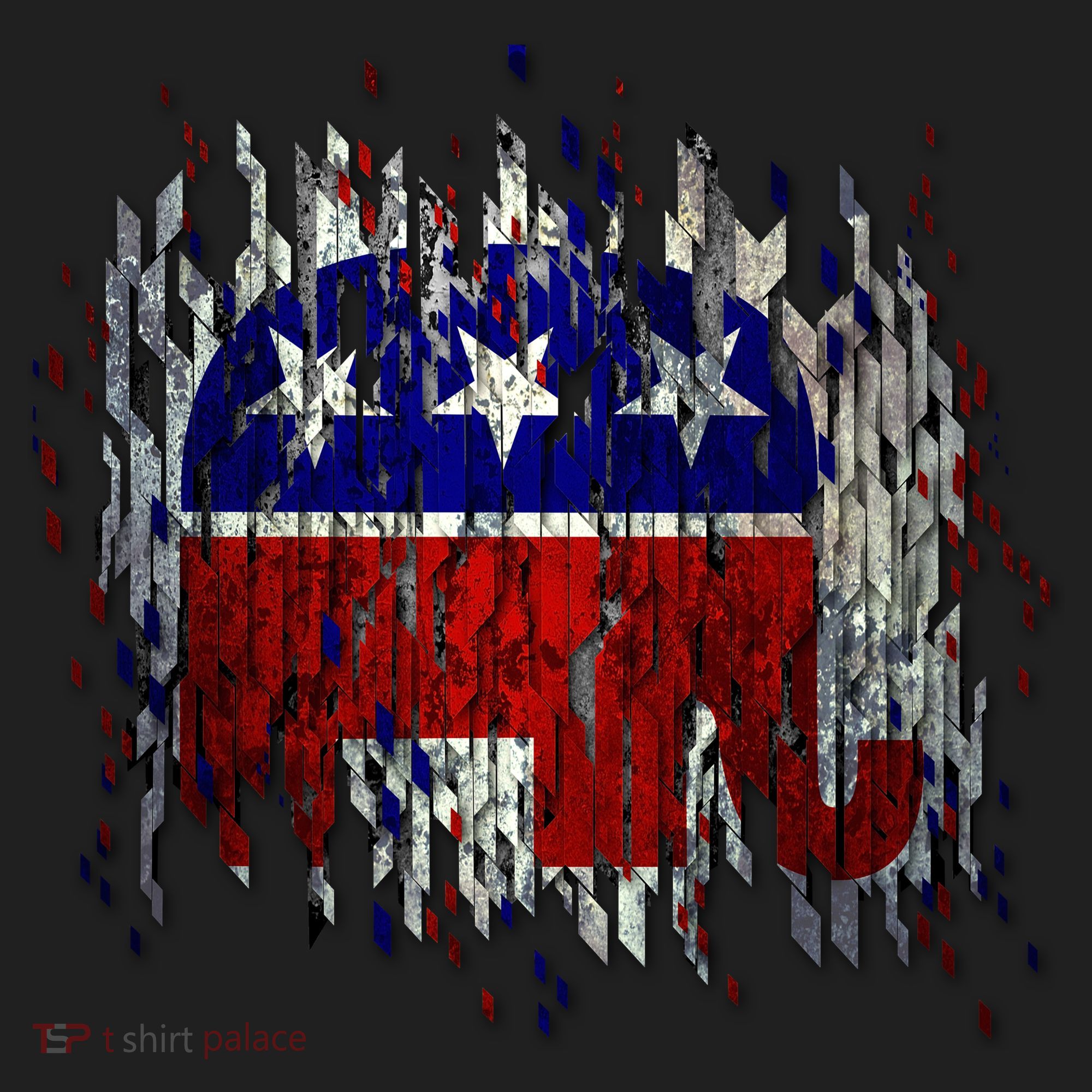 Republican Digital Flag Tumbler