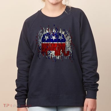 Republican Digital Flag Women's Sweatshirt