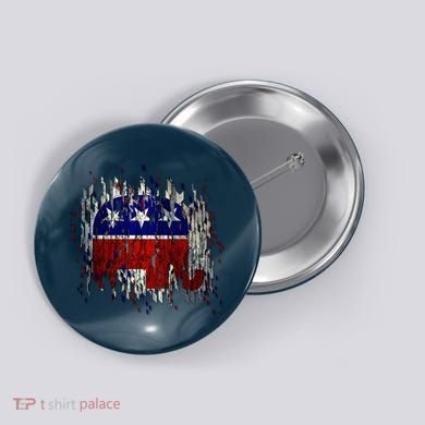 Republican Digital Flag Button