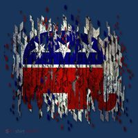Republican Digital Flag Women's Tank Top thumb 5