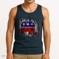 Republican Digital Flag Tank Top thumb 3