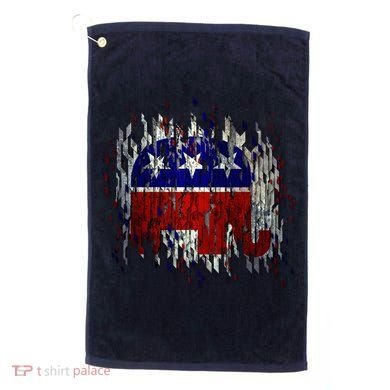 Republican Digital Flag Golf Towel