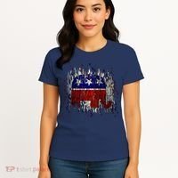 Republican Digital Flag Women's T-Shirt thumb 4