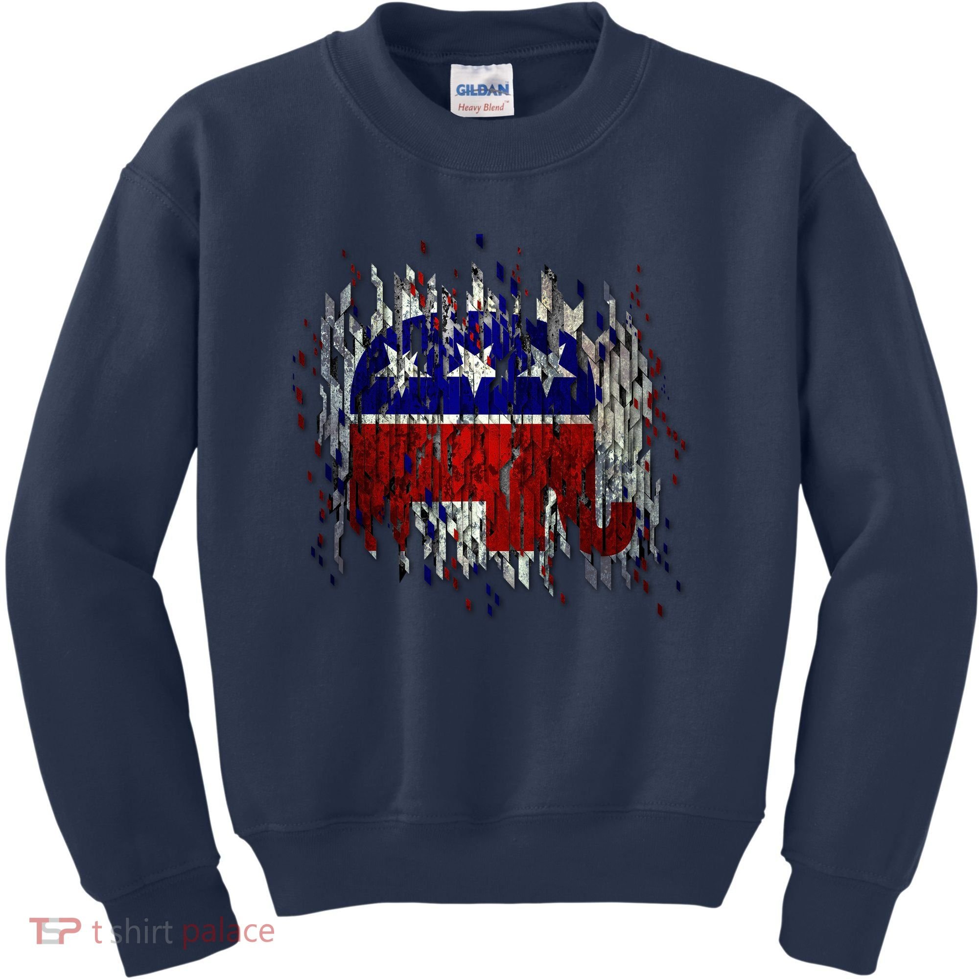 Republican Digital Flag Kids Sweatshirt