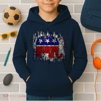 Republican Digital Flag Kids Hoodie thumb 2