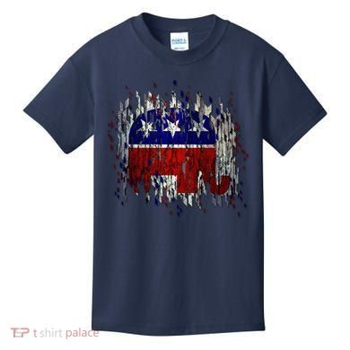 Republican Digital Flag Kids T-Shirt