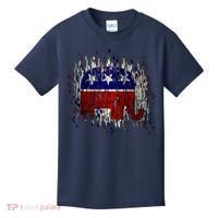Republican Digital Flag Kids T-Shirt thumb 0