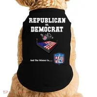 Republican Vs. Democrat Doggie Tank thumb 0