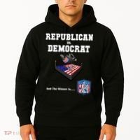 Republican Vs. Democrat Hoodie thumb 2