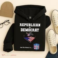 Republican Vs. Democrat Hoodie thumb 4