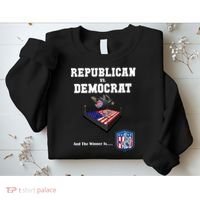 Republican Vs. Democrat Sweatshirt thumb 2