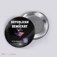 Republican Vs. Democrat Button thumb 0