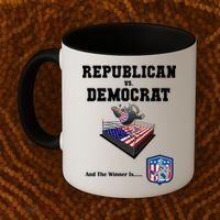 Republican Vs. Democrat Coffee Mug thumb 2