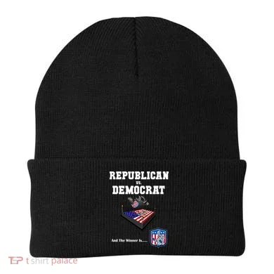 Republican Vs. Democrat Beanie