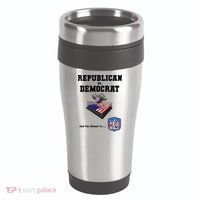 Republican Vs. Democrat 16oz Travel Tumbler thumb 0