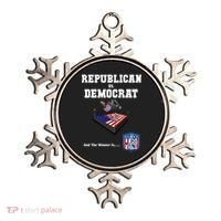 Republican Vs. Democrat Ornament thumb 0