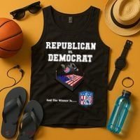 Republican Vs. Democrat Tank Top thumb 4