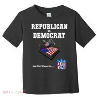 Republican Vs. Democrat Toddler T-Shirt thumb 0