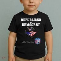 Republican Vs. Democrat Toddler T-Shirt thumb 2