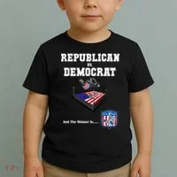 Republican Vs. Democrat Toddler T-Shirt thumb 2