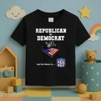 Republican Vs. Democrat Toddler T-Shirt thumb 3