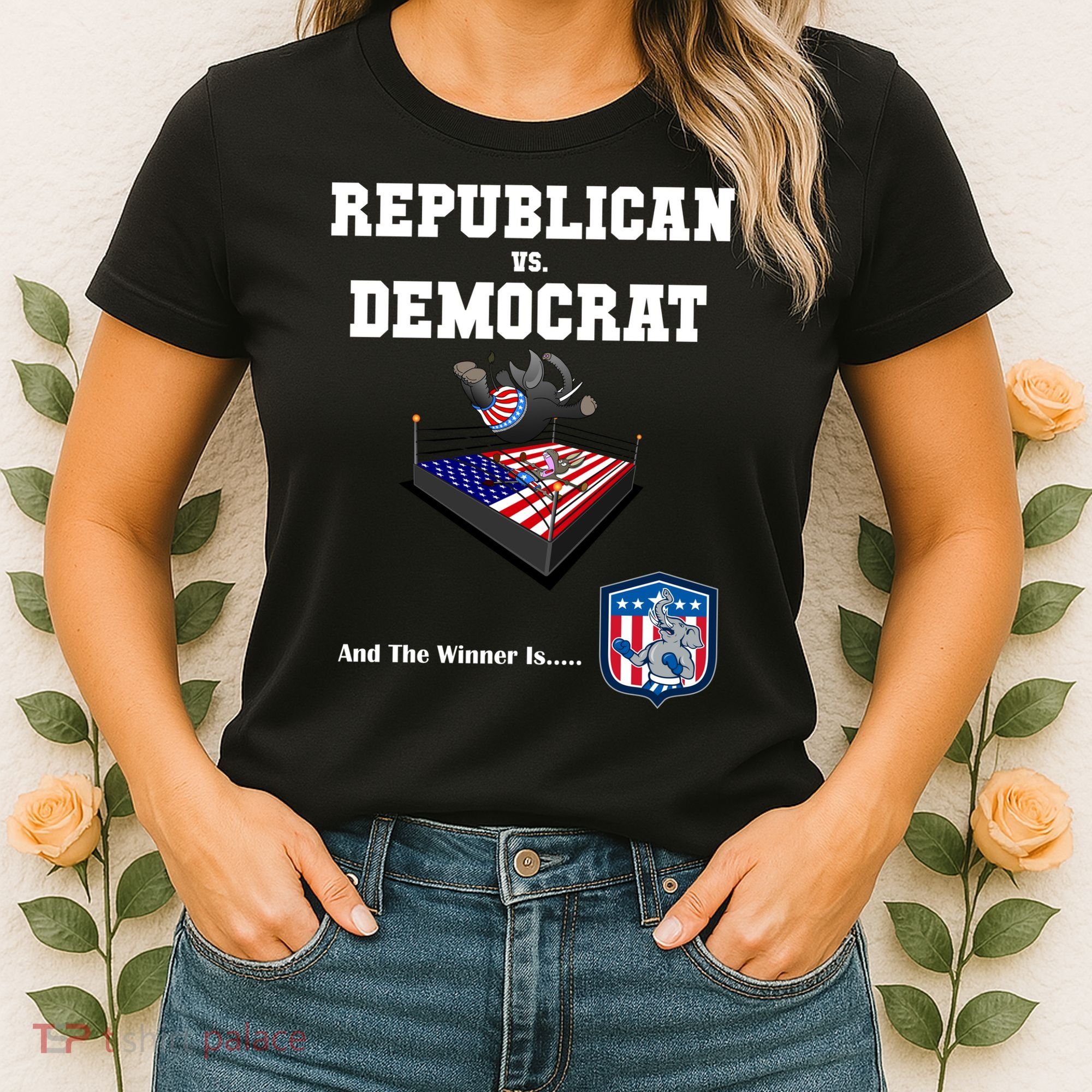 Republican Vs. Democrat Women's T-Shirt