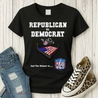 Republican Vs. Democrat Women's T-Shirt thumb 3