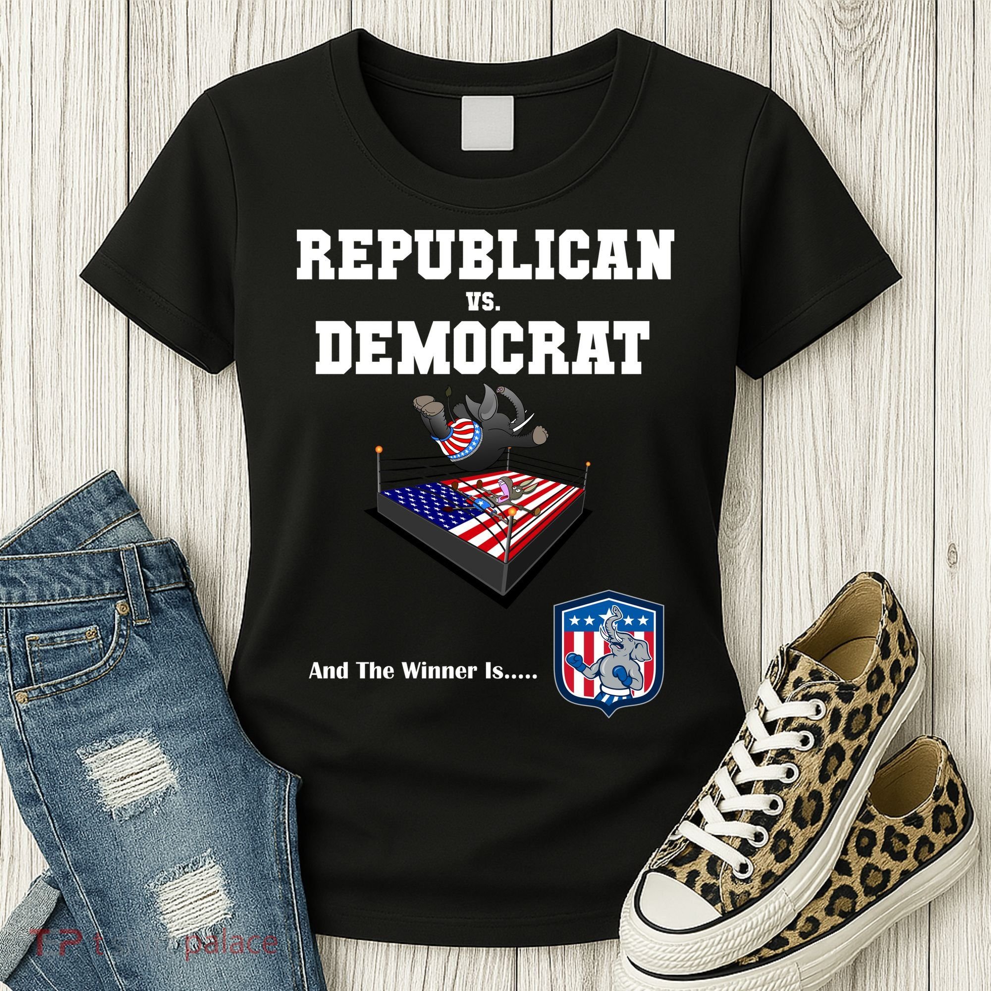 Republican Vs. Democrat Women's T-Shirt