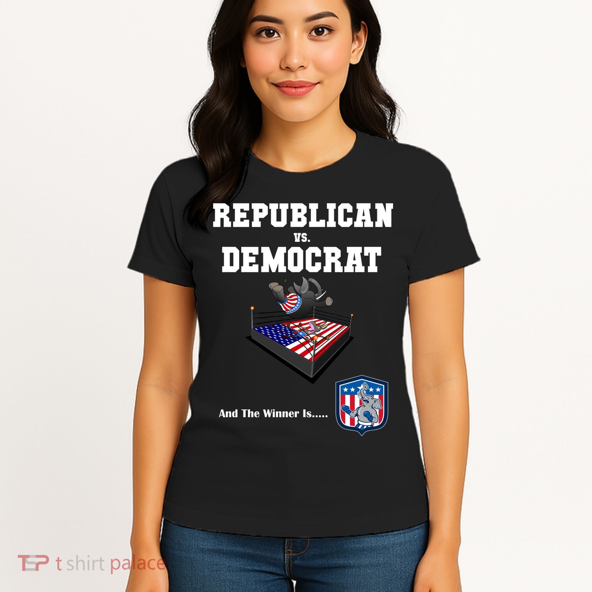 Republican Vs. Democrat Women's T-Shirt