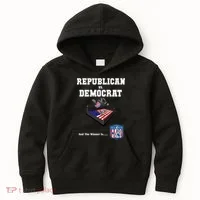 Republican Vs. Democrat Kids Hoodie thumb 0