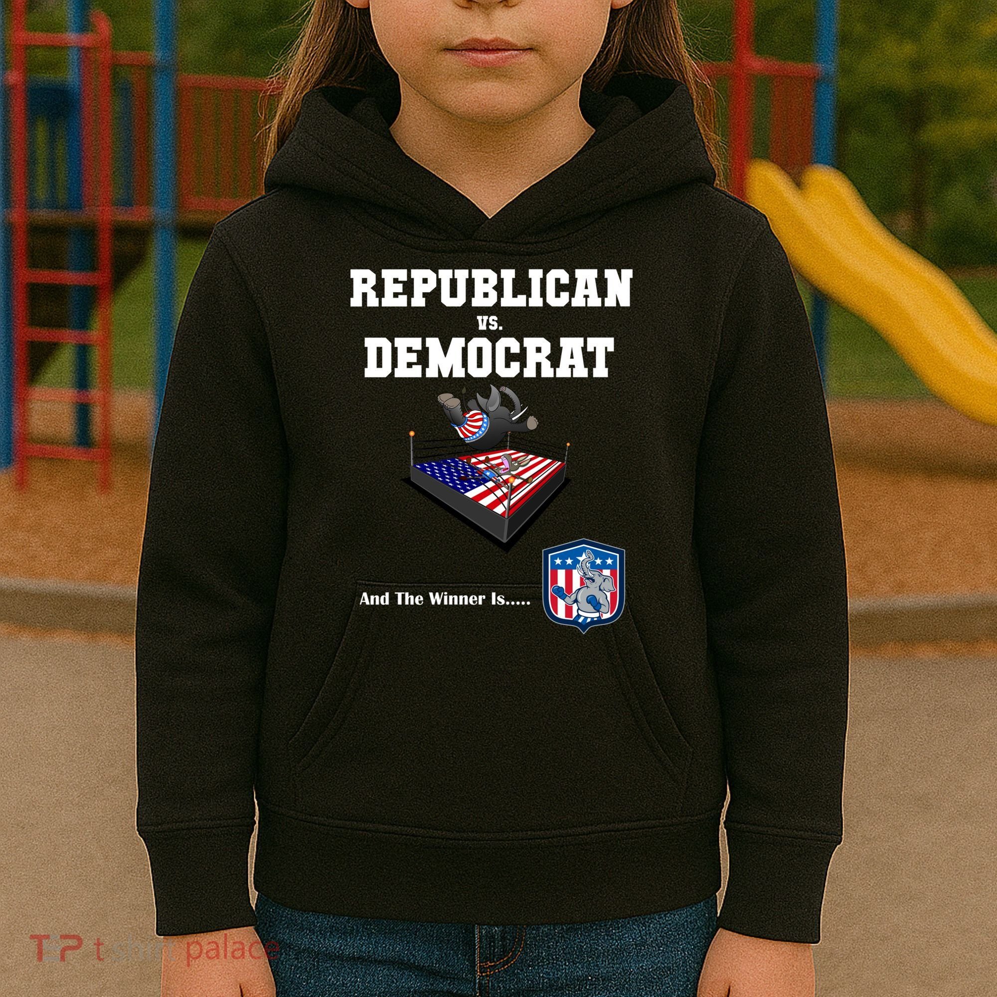 Republican Vs. Democrat Kids Hoodie