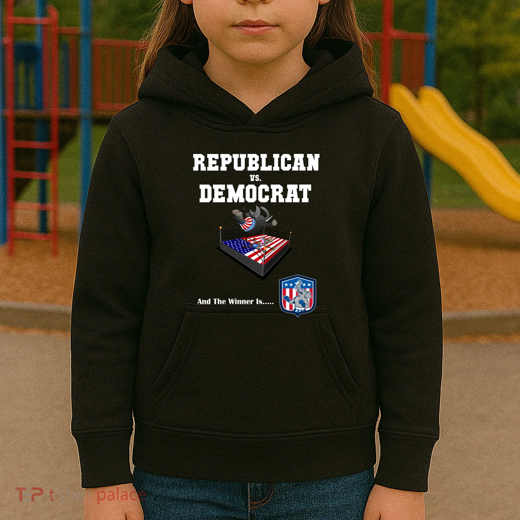 Republican Vs. Democrat Kids Hoodie