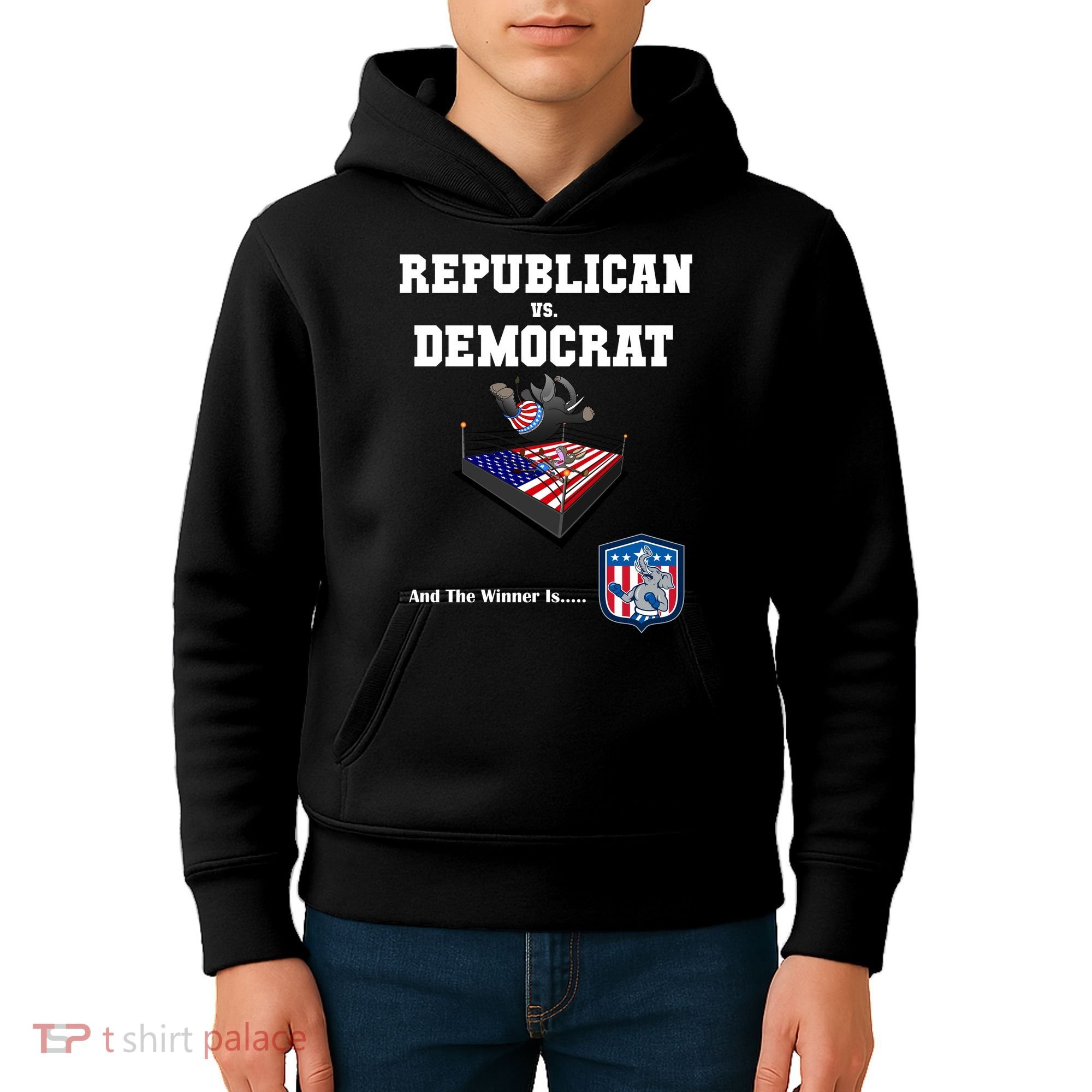 Republican Vs. Democrat Kids Hoodie