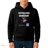 Republican Vs. Democrat Kids Hoodie thumb 4